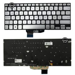 Teclado ASUS X430 / S430 / SILVER / ENTER SMALL - SP + POWER - backlight (T700)