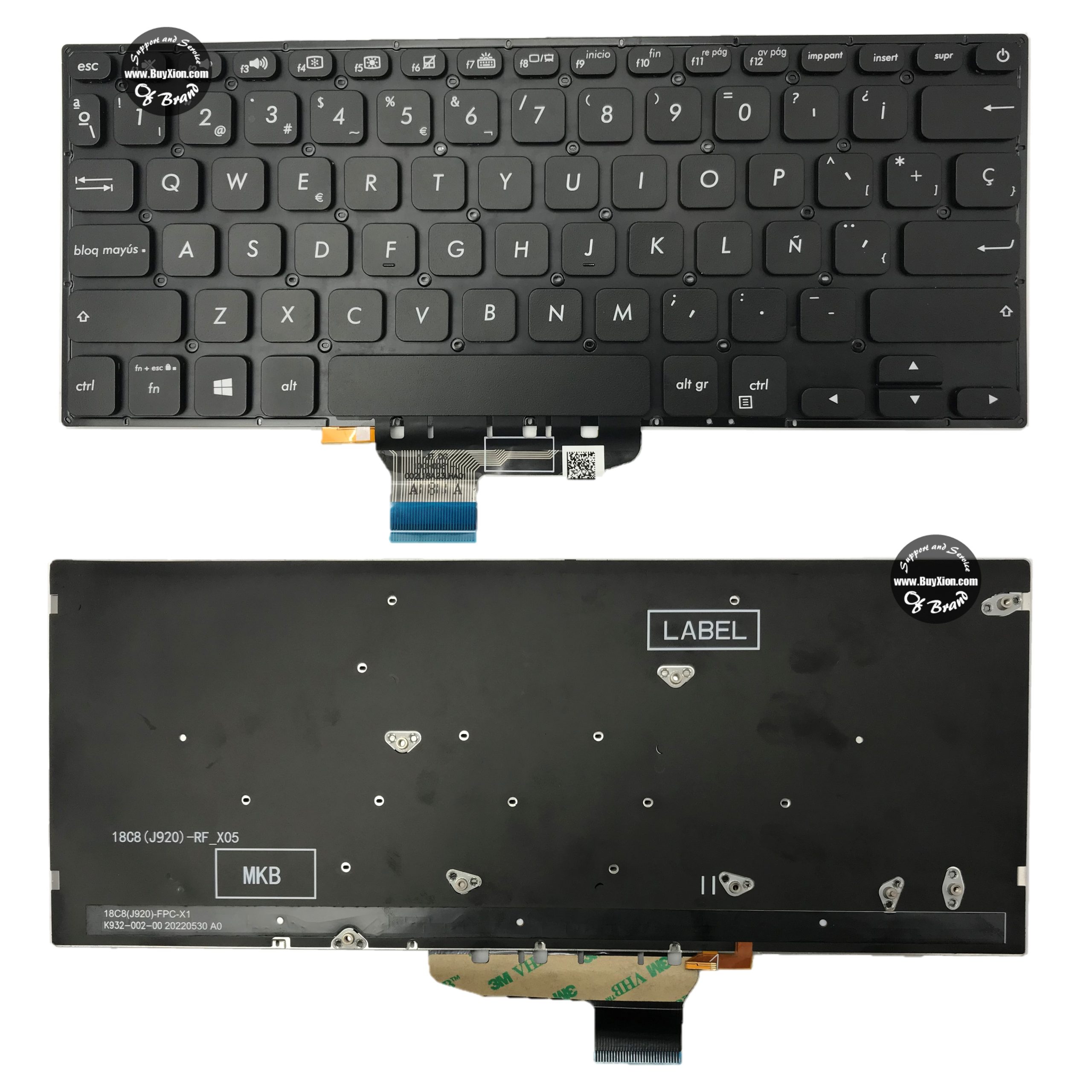 Teclado ASUS X430 / S430 / ENTER SMALL + POWER / backlight - SP (T702)