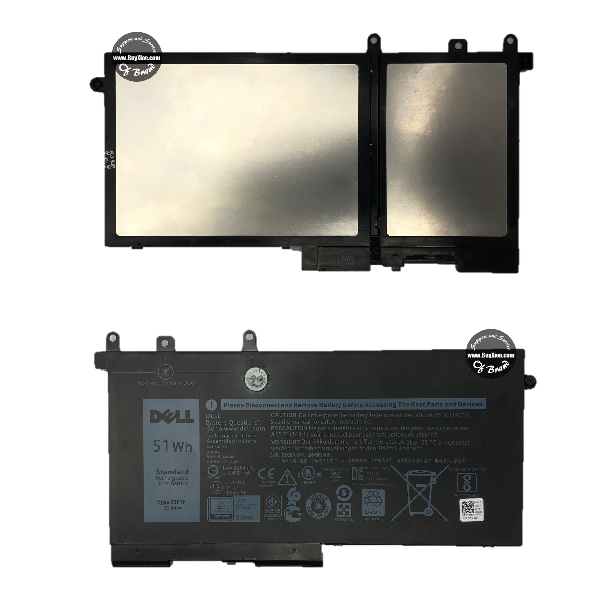Batería Dell Latitude 5280 / 5480 / 93FTF - ORI (B445)