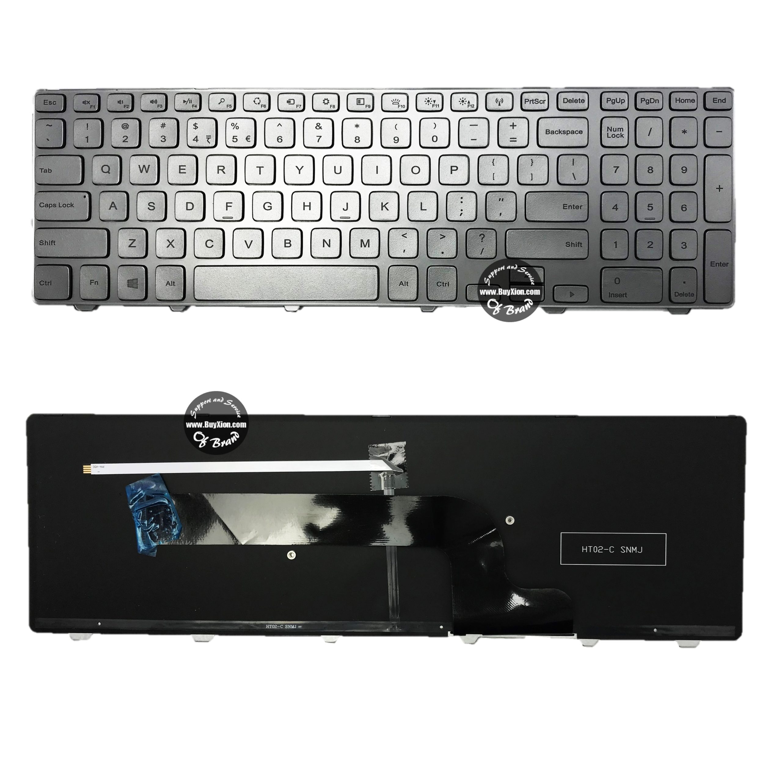 Teclado Dell INSPIRON 15-7000 / SILVER (T124)
