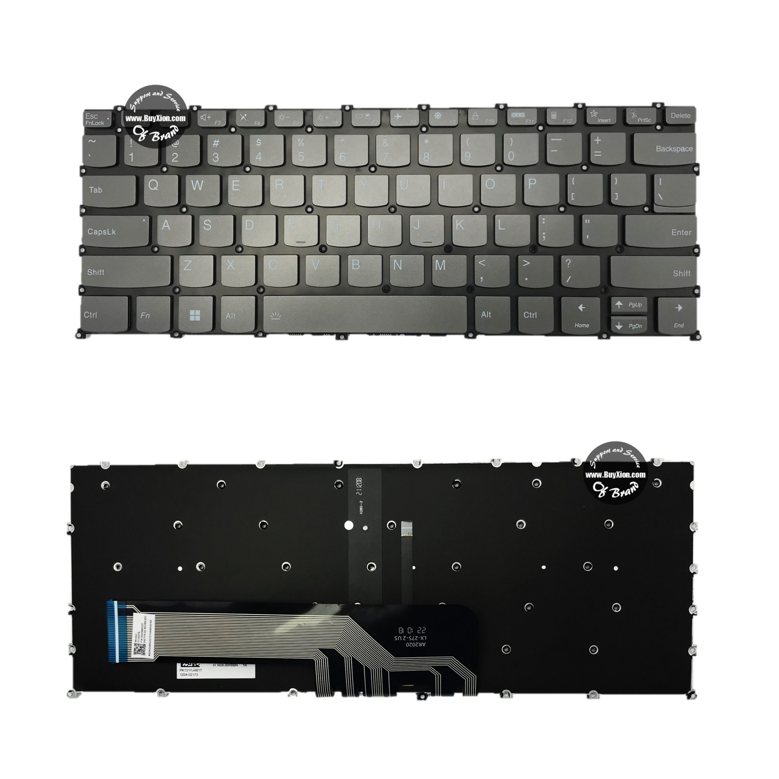 Teclado LENOVO IDEAPAD FLEX 5 14IIL05 / 5-14ARE05 / 5-14ALC05 / 3-14ADA6 / 3-14ALC6 / 3-14ITL6 / 14 G2 ARE / 14 G2 ITL / 14 G3 ACL / 14 G3 ITL / 14 G4 IAP / 14 G4 ABA / backligth (T277)