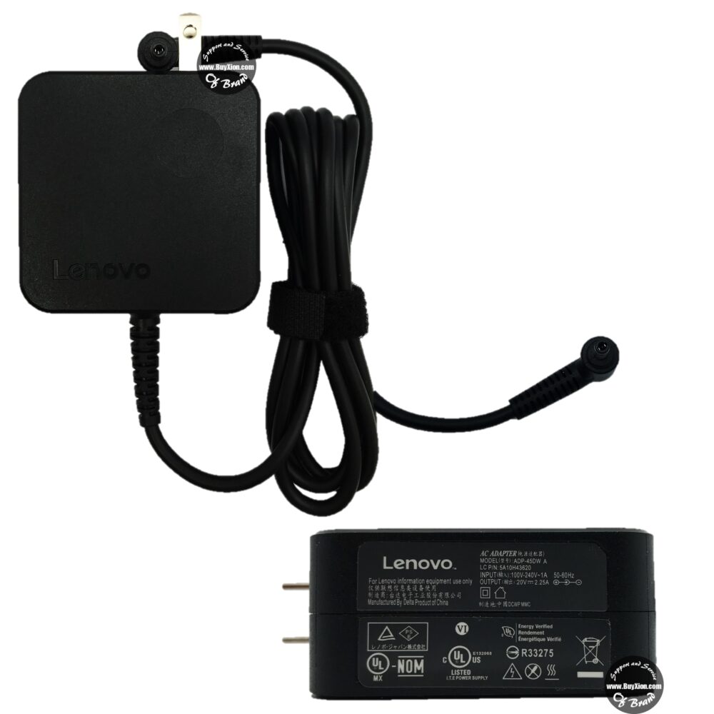 Adaptador Lenovo 20V 2.25A / 4.0*1.7mm/ P. ANILLO - ORI (A75)