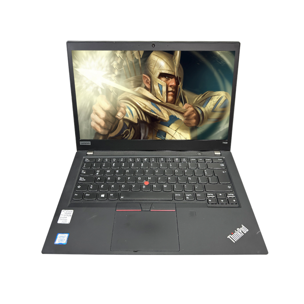 Portátil Usado Lenovo ThinkPad T490 / I7 - 8VA / 8GB / 512SSD / 14" / Con Cámara / T.Video 2GB (PO112)